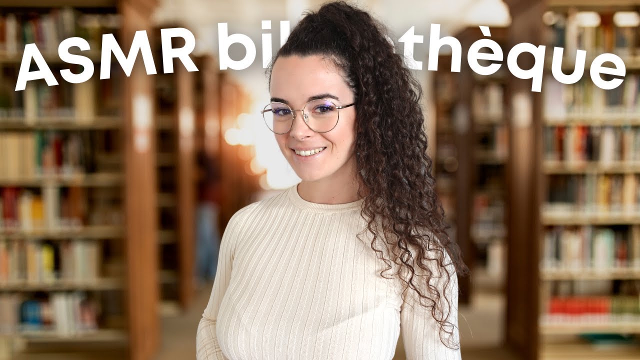 ASMR [Roleplay] - BIBLIOTHÈQUE NOCTURNE | Livres, page turning, lecture chuchotée, soft spoken