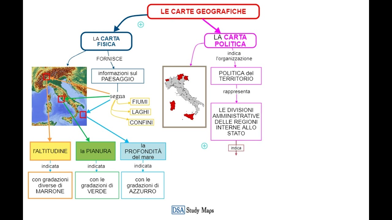 videomappa - gli strumenti della geografia - 8 le carte geografiche