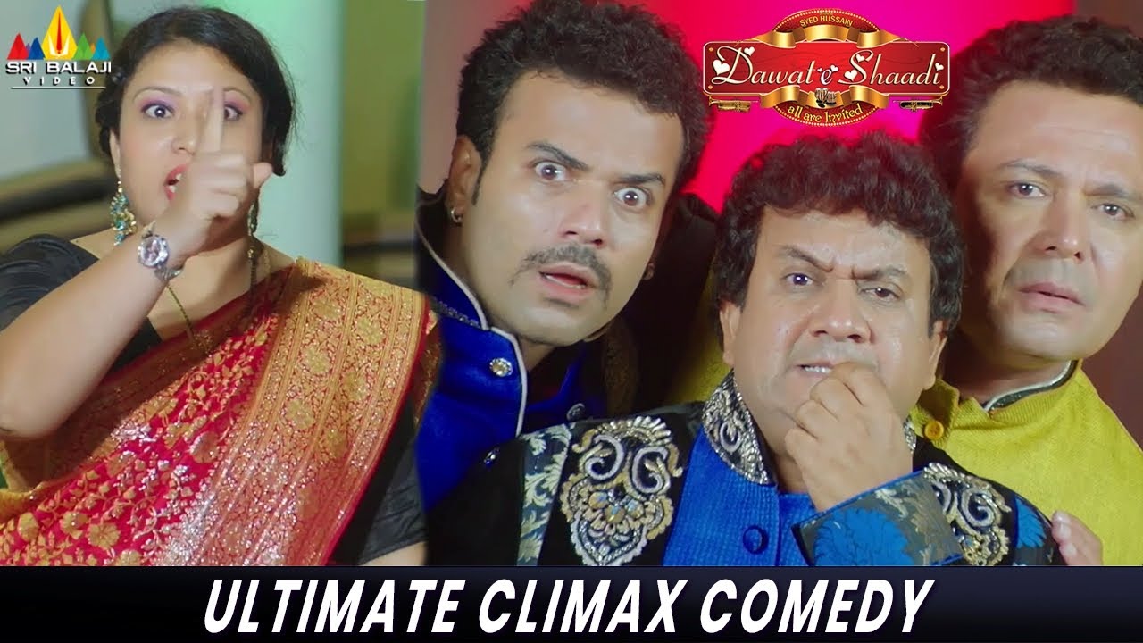 Ultimate Climax Comedy Scene | Dawat E Shaadi | #AzizNaser #saleem #manisha | Hindi Movie Scenes