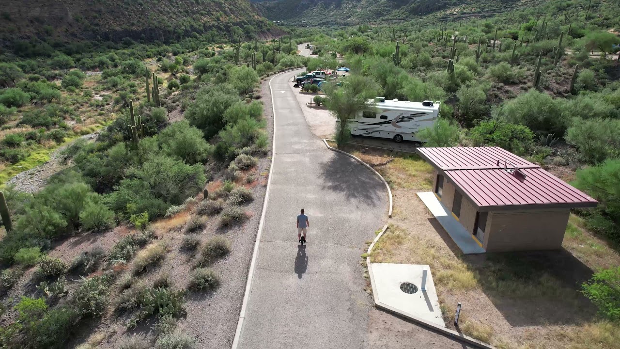 Camping at Tortilla Flats and Boating on Canyon Lake
