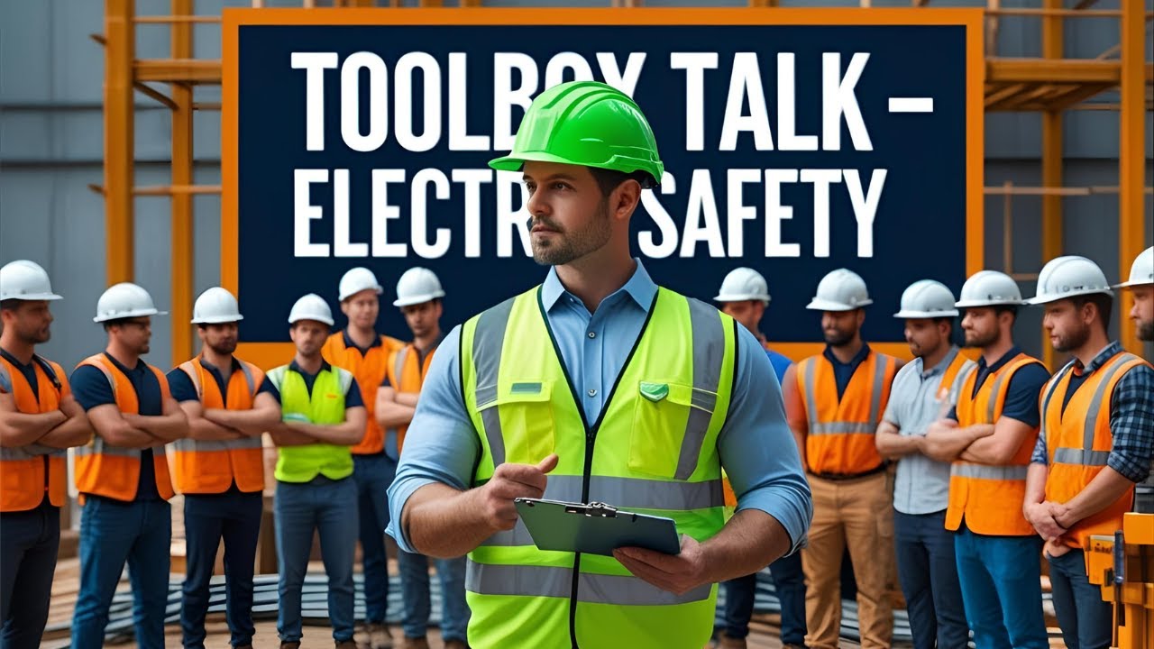 🔌 Toolbox Talk – Electrical Safety | Safety Officer Training @TheHSECoach