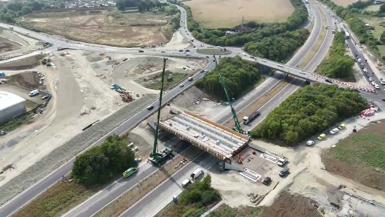 A249 Grovehurst Road & Iwade 2nd Bridge installation
