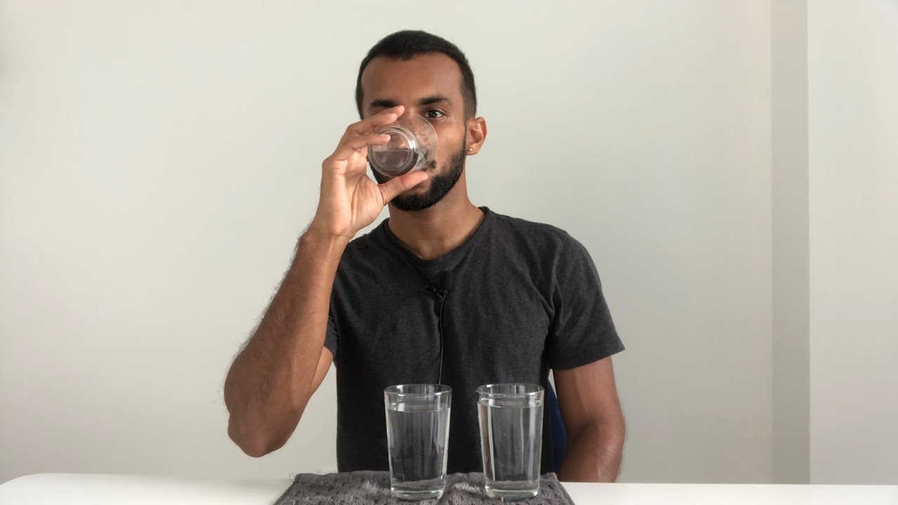 ASMR Drinking 3 Glasses of Water After Working Out | Heavy Breathing Sounds (No Talking)