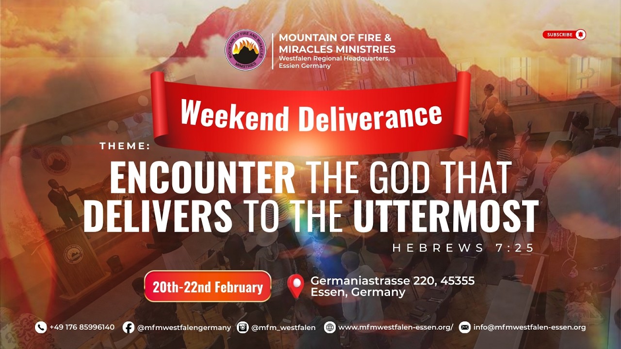 Weekend Deliverance Day 1 || @MFM WESTFALEN GERMANY (21.02.2026)