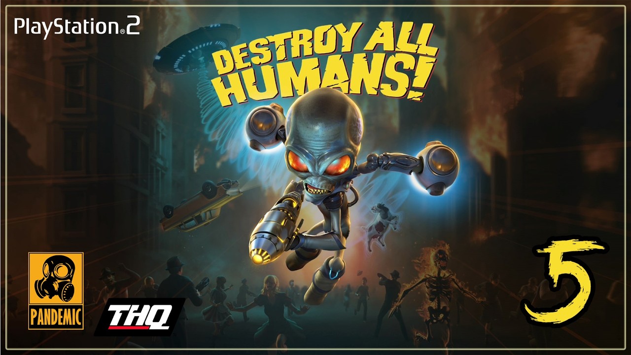 Destroy all Humans! Part 05 - Alien Poolparty  [Playstation 2] Deutsch/german