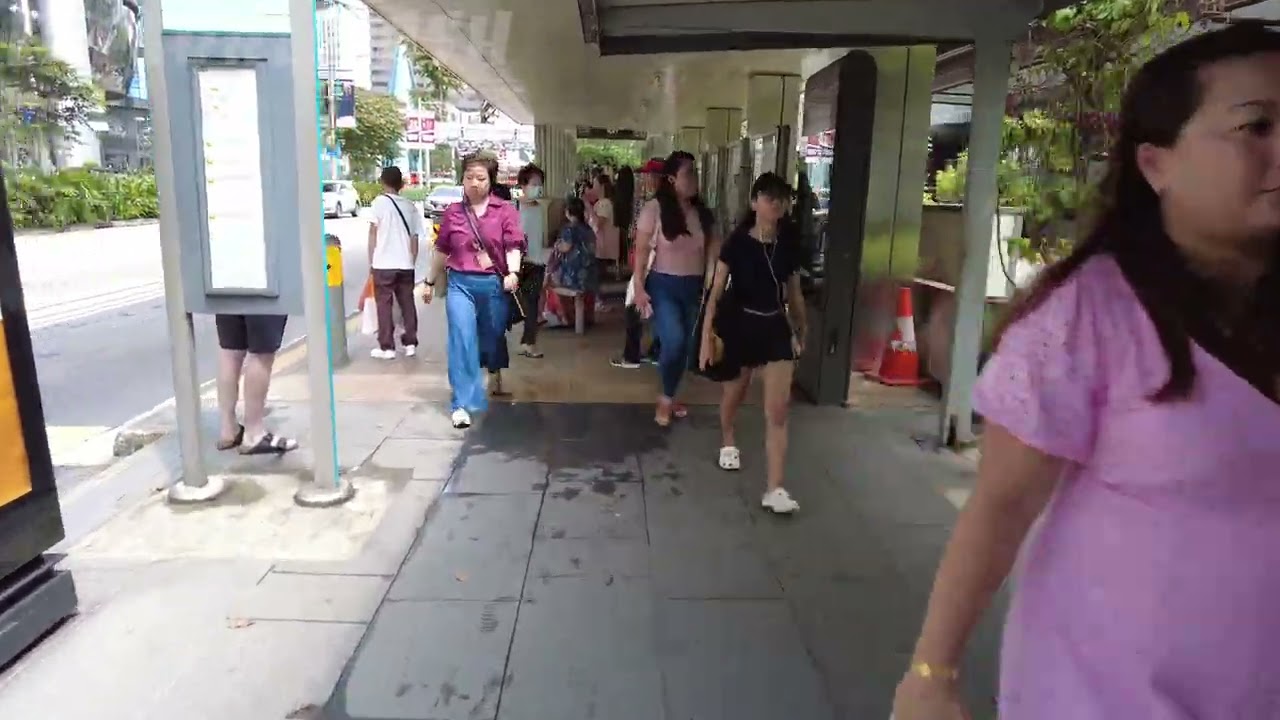【4K】Walking from Paragon to Orchard MRT Station (TEL)