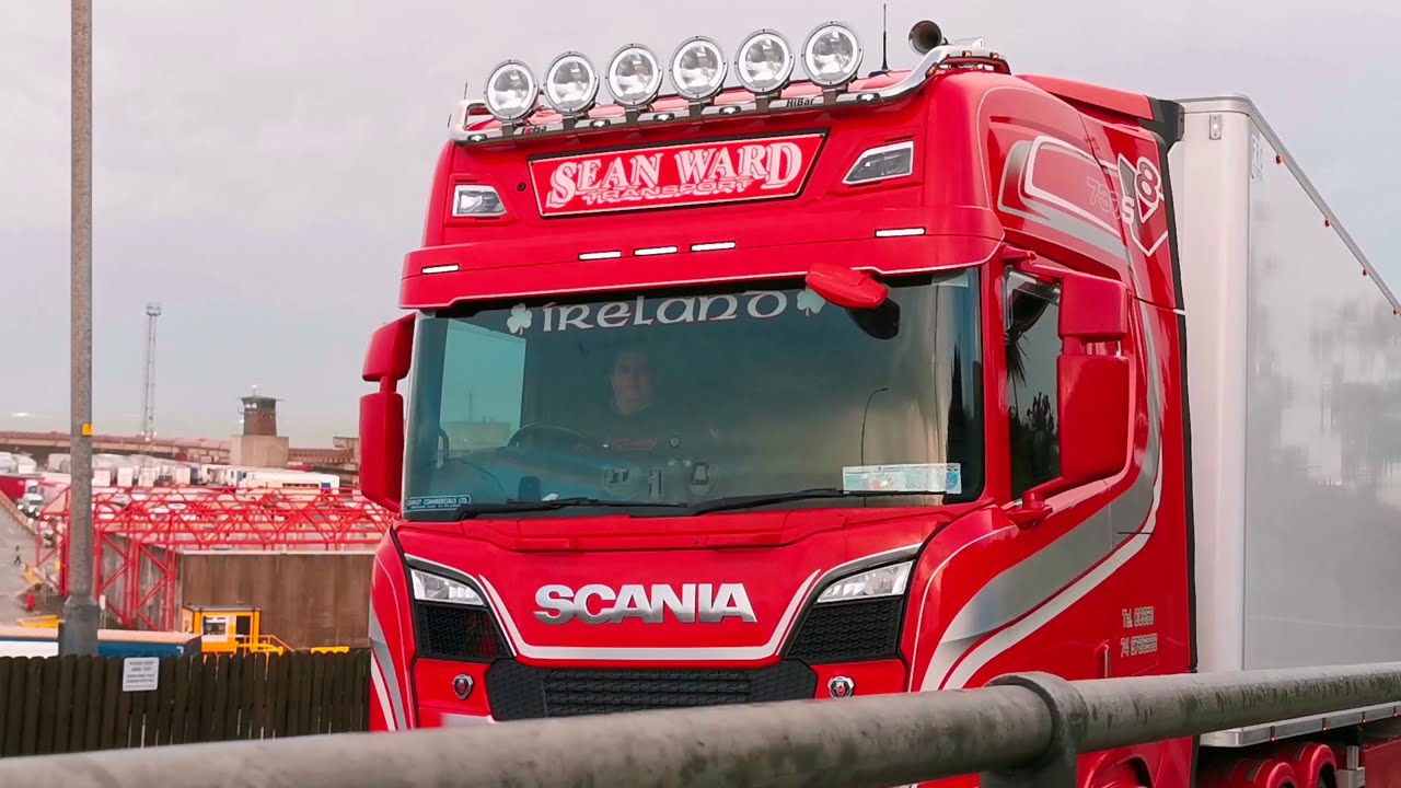 Trucks of  Rosslare Harbour 20/2/21