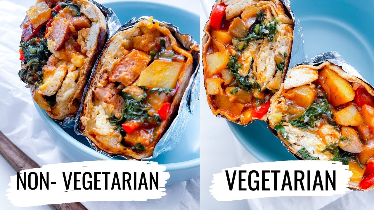Two Of My Favourite Easy Breakfast Burritos | Miss Mandi Throwdown