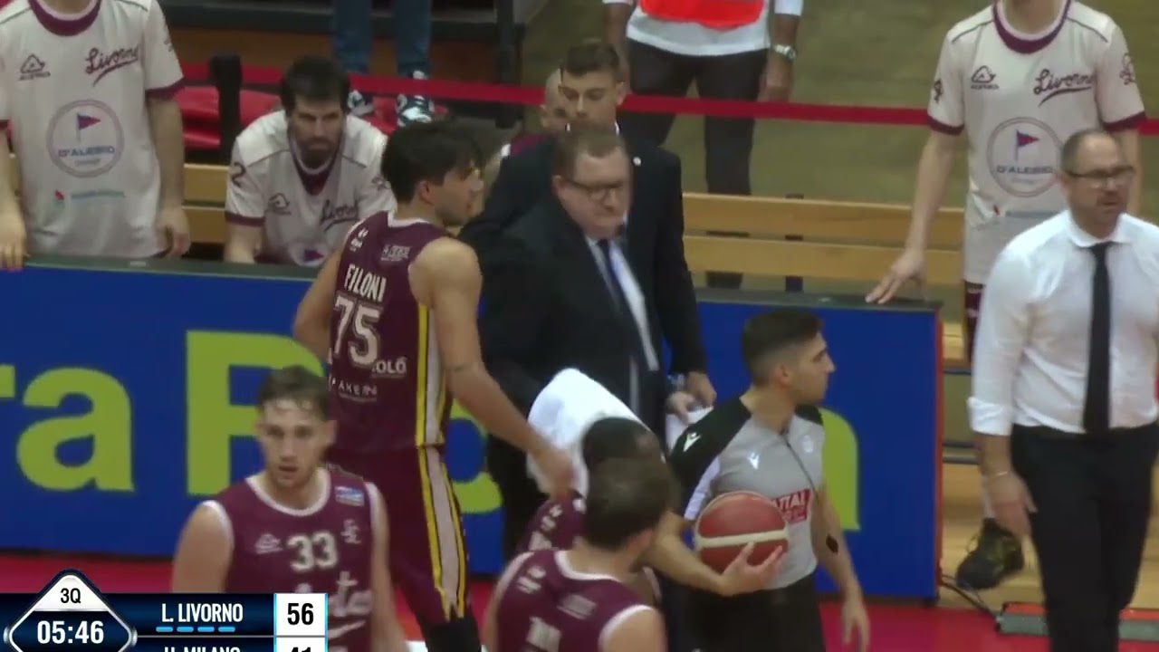 ALESSANDRO GENTILE INFURIATO - LIBERTAS LIVORNO - URANIA MILANO (HIGHLIGHTS) | SERIE A2 2025-26