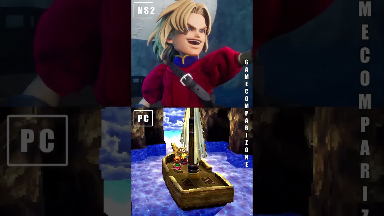 Dragon Quest VII Reimagined comparison Original vs Remake