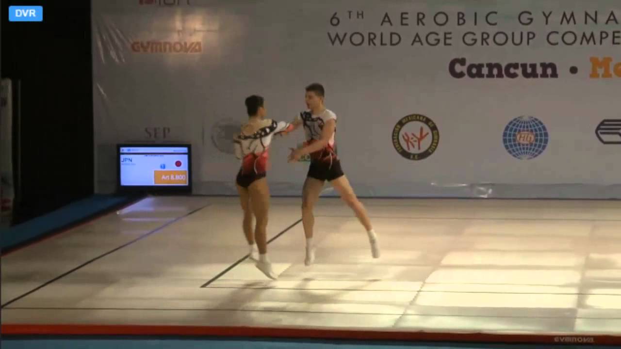 WCH Aeróbic Cancún 2014 - (FINAL) MP AG2 - Ana Maria STOILOVA,Antonio PAPAZOV -BUL