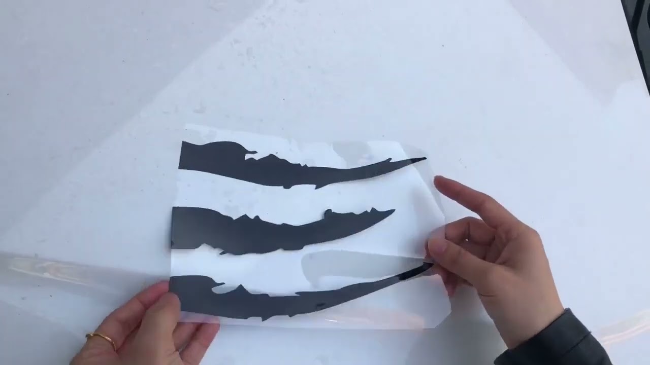 HuaArt Vinil Calcoman&iacute;a Sticker Ara&ntilde;azo Garra Para Faro Auto