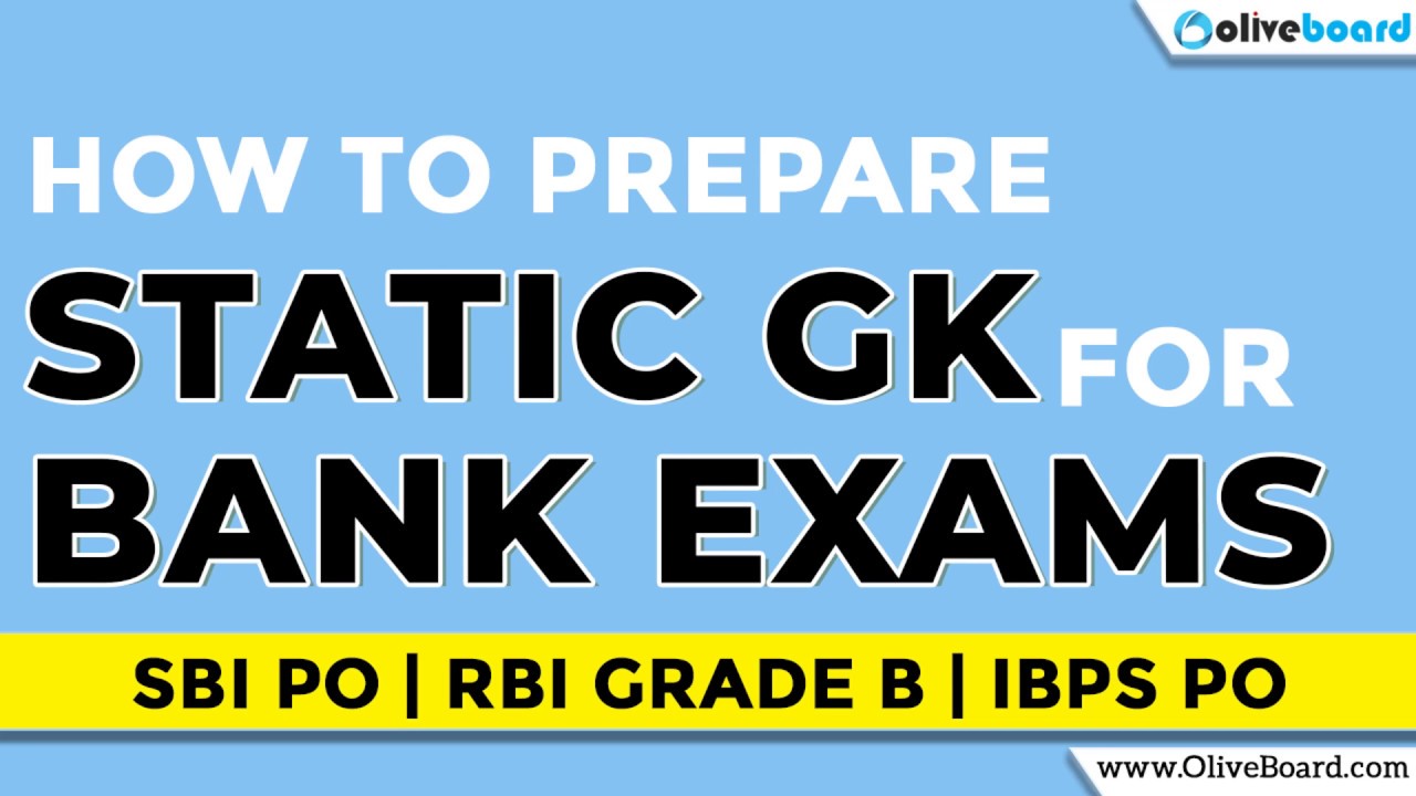 How to Prepare Static GK for Bank PO | Static GK 2018 | Static GK in English