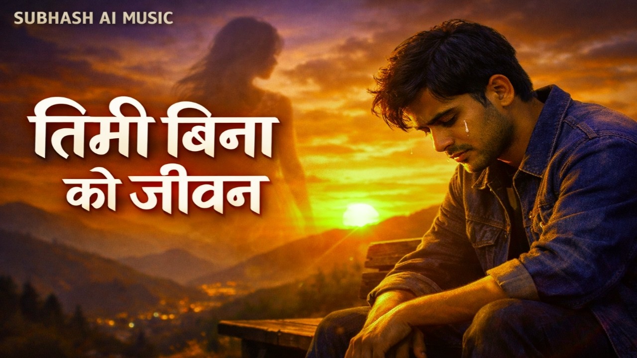 Timi Bina Ko Jiwan (तिमी बिनाको जीवन) | Heart Touching Nepali Sad Song | Subhash AI Music