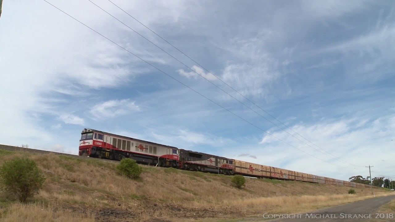 SCT PM9 with CSR003 + SCT002 - PoathTV Australian Trains & Railways