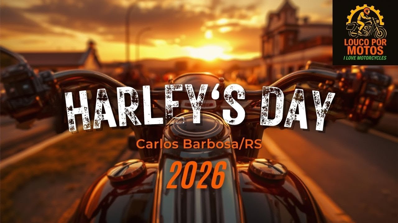 A chegada no Harley