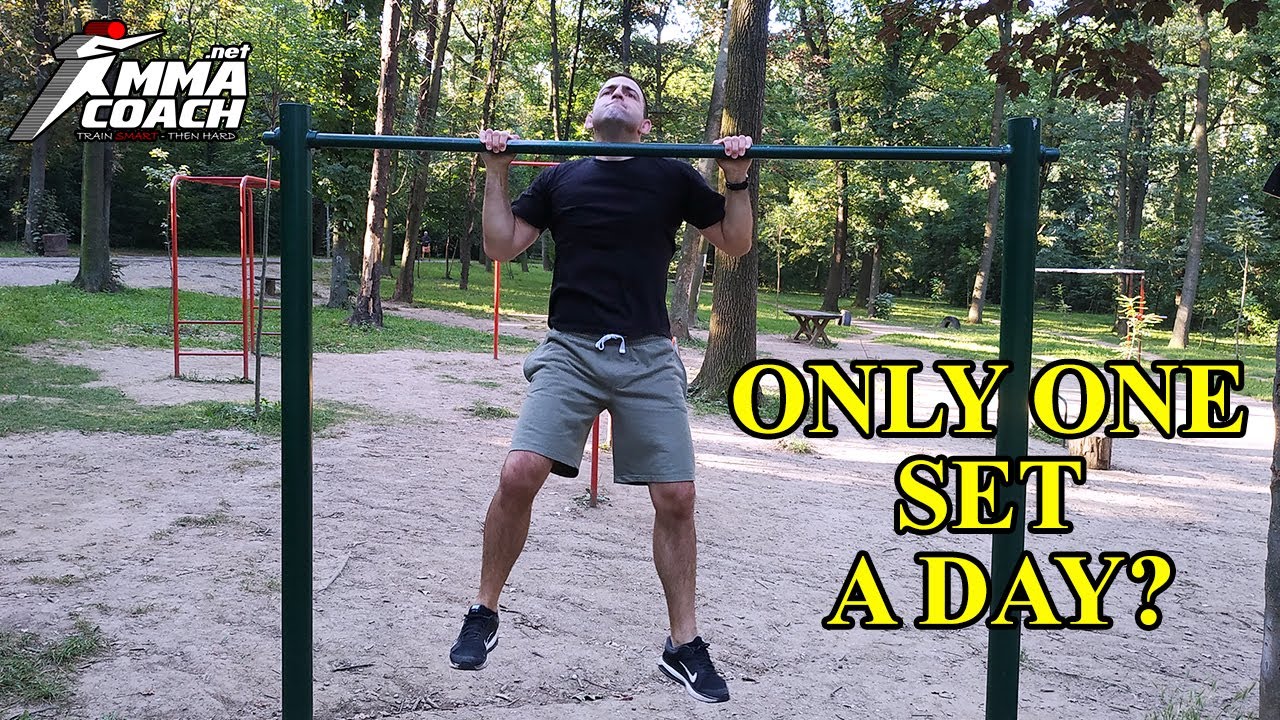 MMA Strength Training - how to get STRONGER with ONLY ONE SET per day