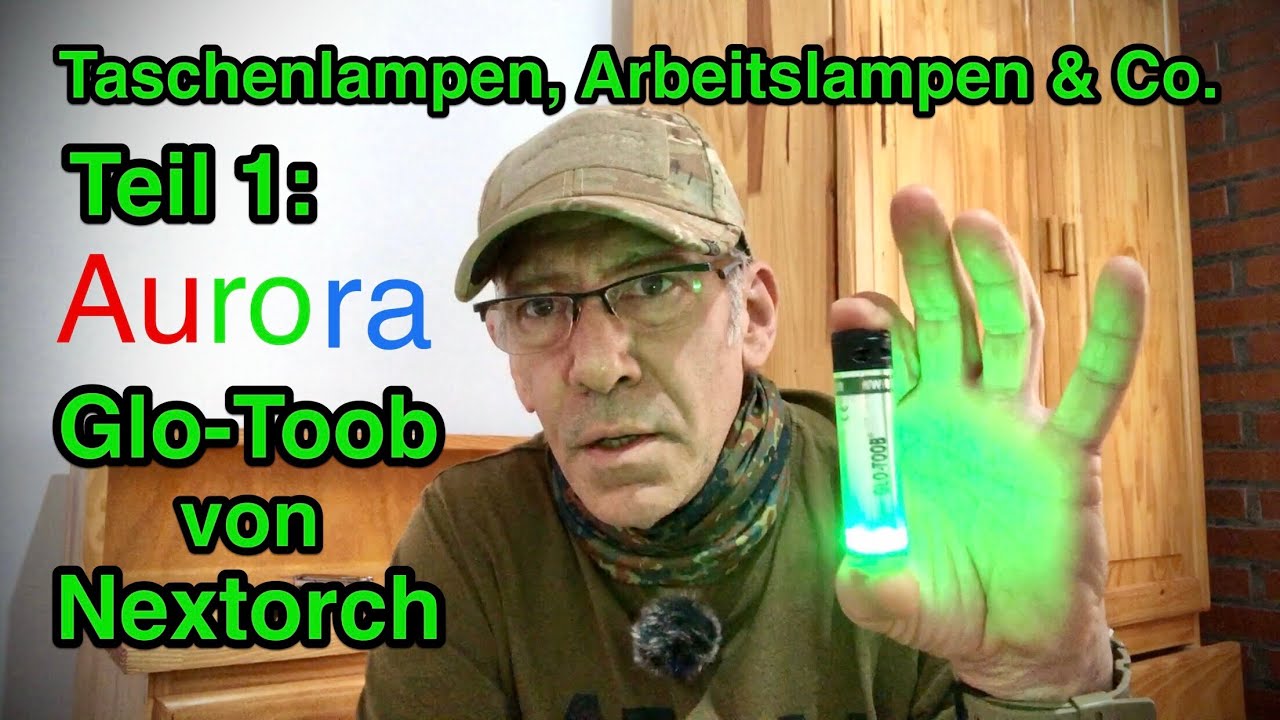 Taschenlampen, Arbeitslampen & Co. Teil 1: Aurora Glo-Toob von Nextorch