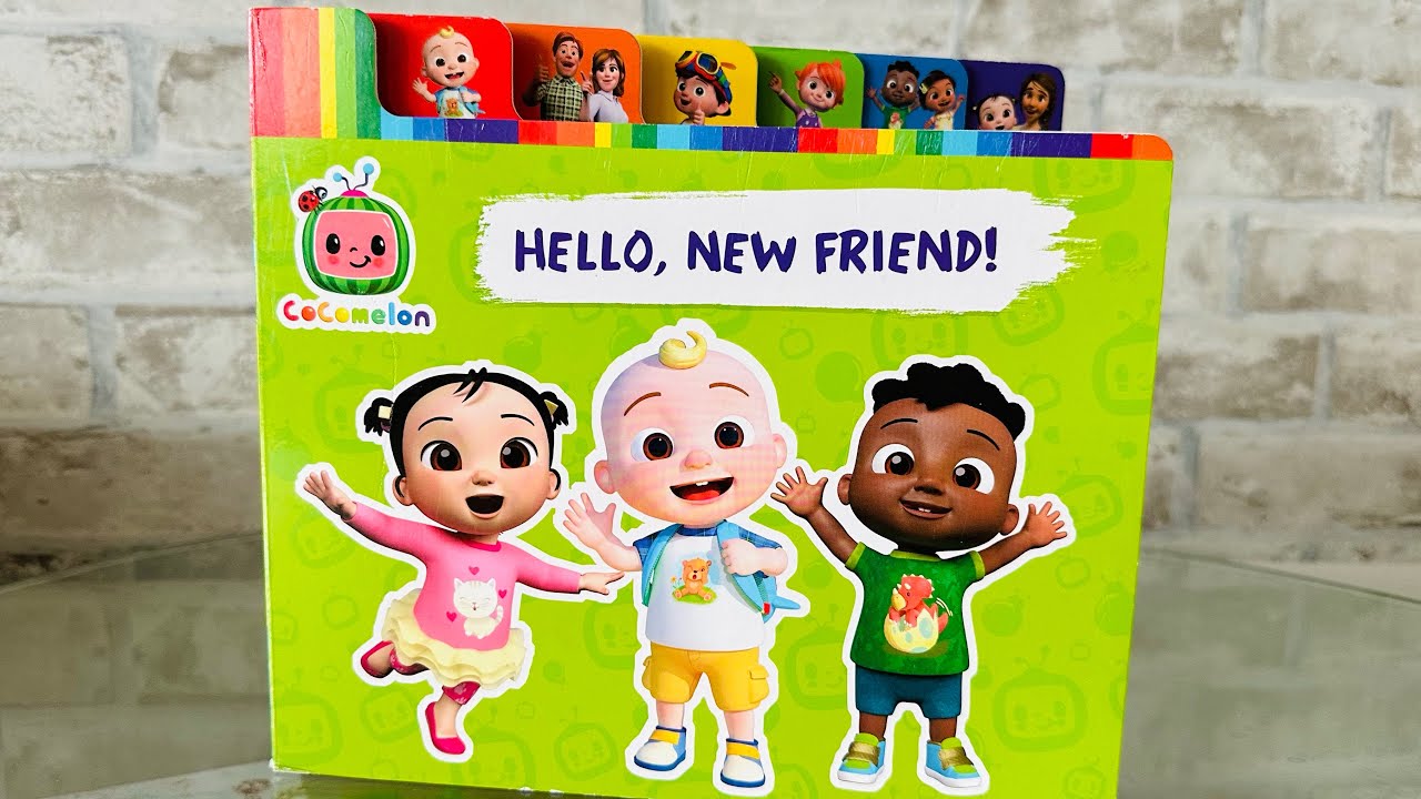 Unboxing COCOMELON HELLO NEW FRIEND - Learning Book
