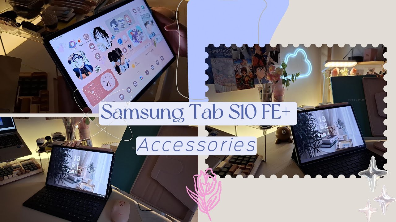 Samsung Tab S10 FE+ Accessories 🌷 Case, keyboard & more