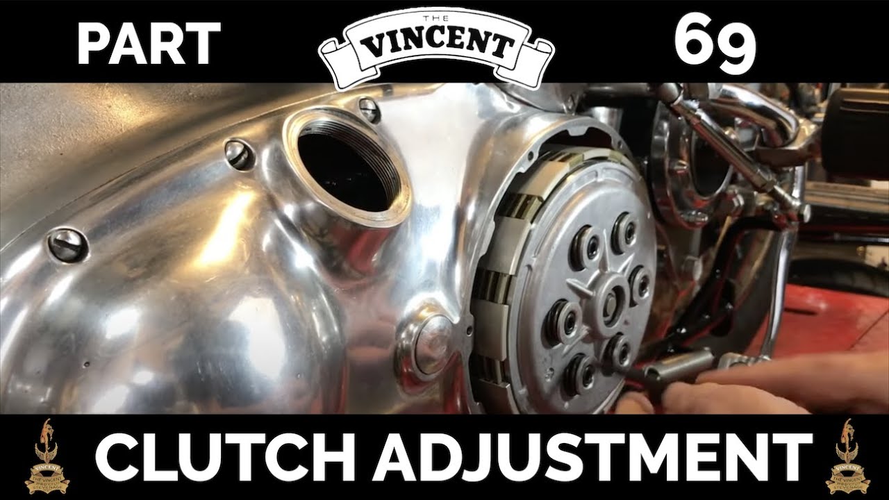 Restoration of 1951 Vincent Rapide - Part 69 - Clutch Adjustment (Part 4 of 4)