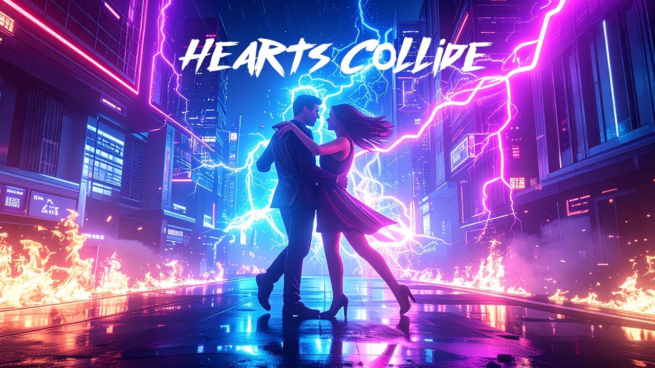 Hearts Collide | Synthwave × Sci-Fi Instrumental