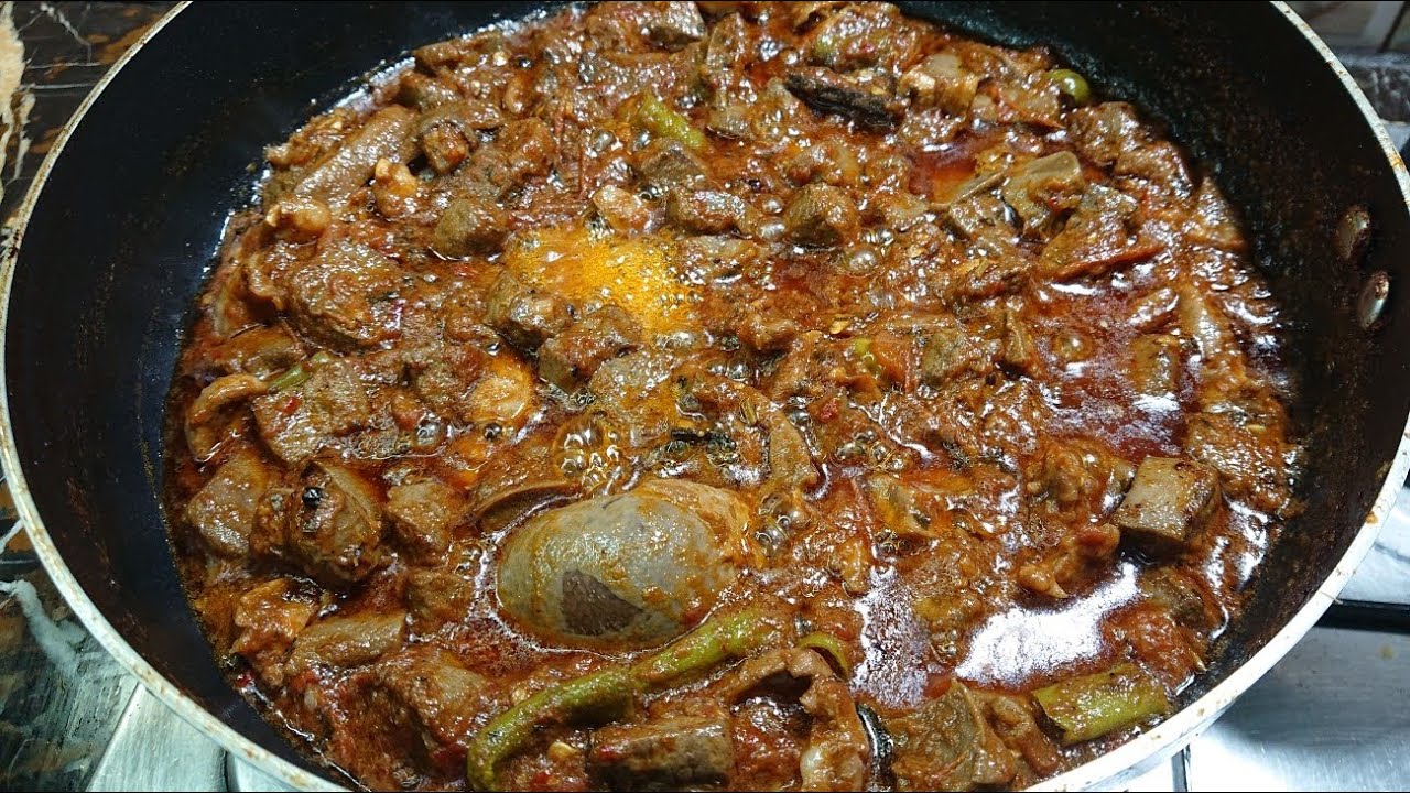 Kaleji Phephra Masala Recipe | Mutton Liver and Lungs Recipe