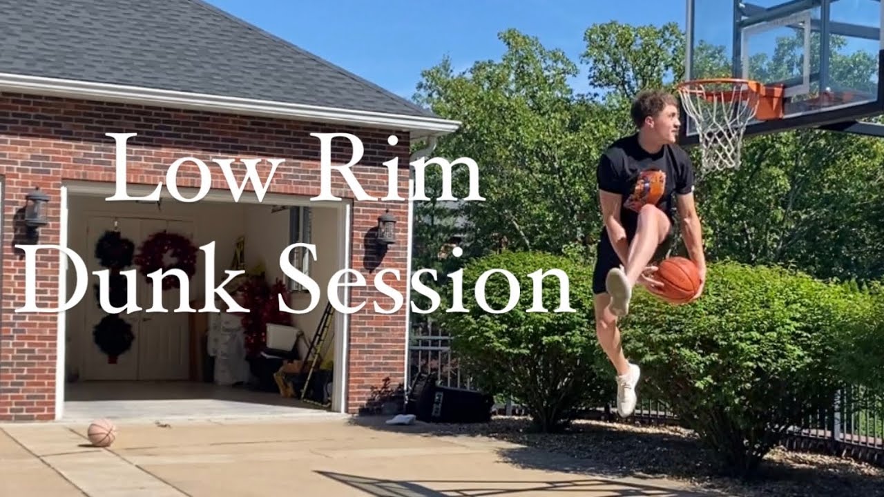 Low Rim Dunk Session With Donovan Hawkins