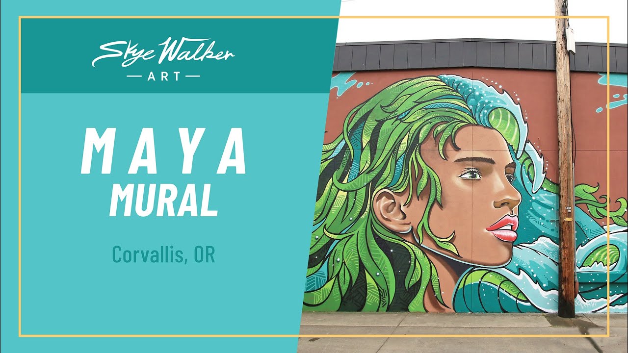 'Maya' Mural by Skye Walker