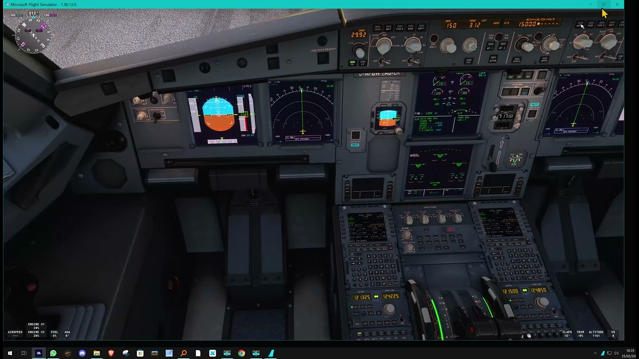 EXTRAER MCDU A320 FBW MSFS 2020 ------26-02-2023