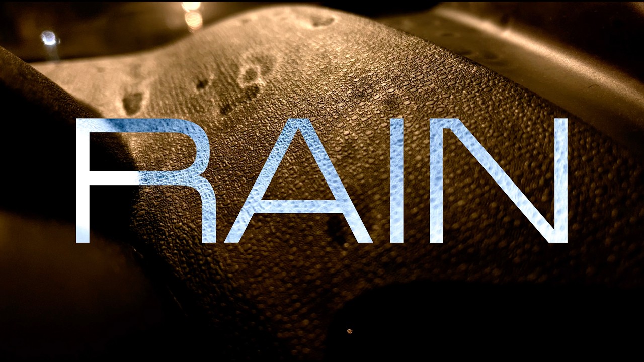 asmr | hypnotic and relaxing rain sounds in the car | two hours