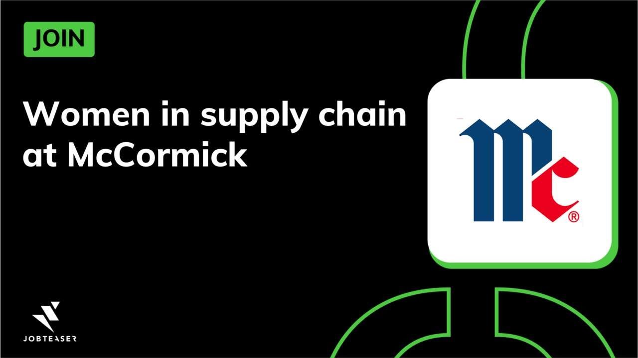 Women in supply chain @ McCormick - JOIN