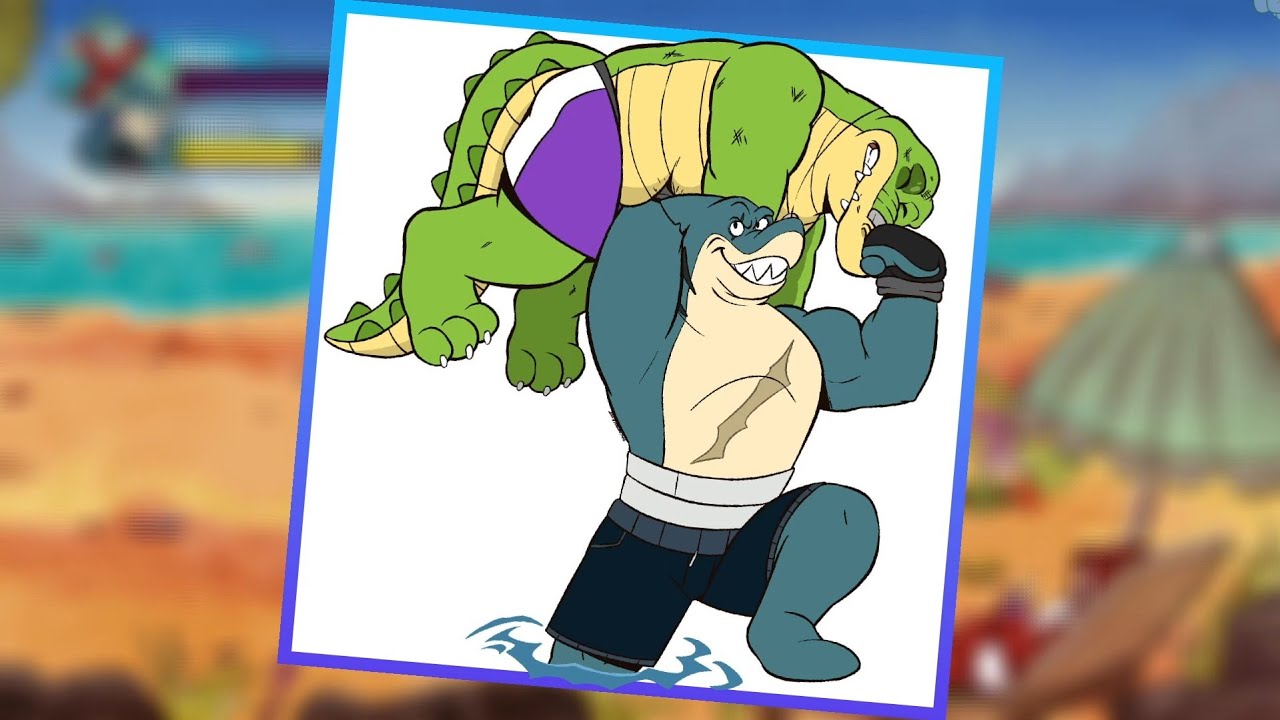 Brok in trouble ! Grabbed by Rok the bear and Sharpteeth the shark