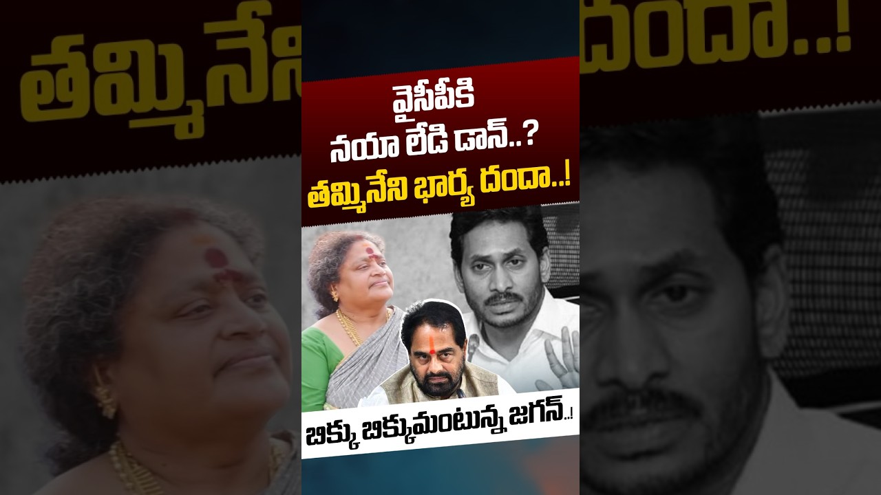 Tammineni Sitaram Wife Vani Land Scam..?: వైసీపీకి నయా లేడి డాన్..? | YS Jagan | Nethra Tv Telugu