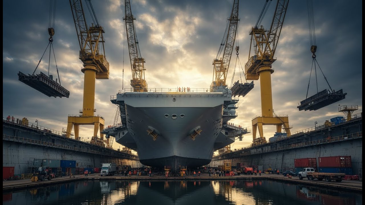 Inside the U.S. Navy Yard | Building the USS Ronald Reagan Supercarrier