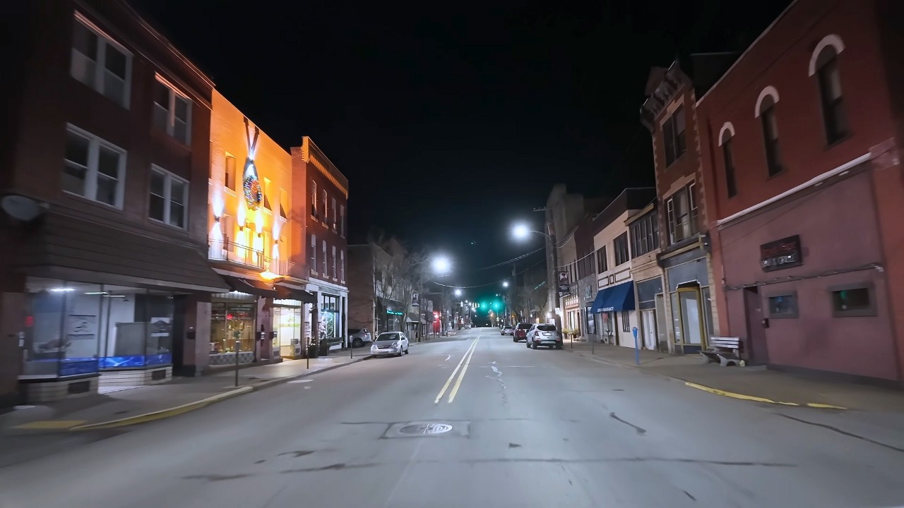 Night Exploration Into Leechburg, Pennsylvania