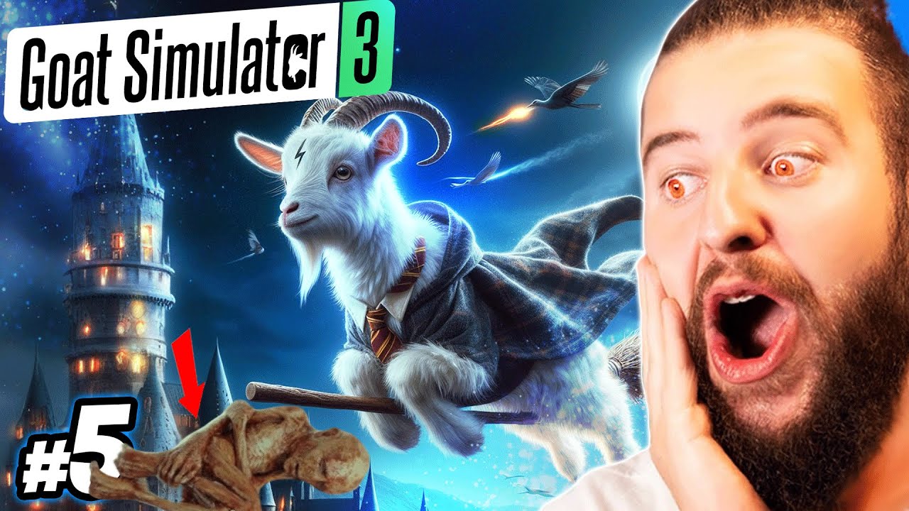 HARRY CABRA se encuentra el FETO de VOLDEMORT | GOAT SIMULATOR 3 #5