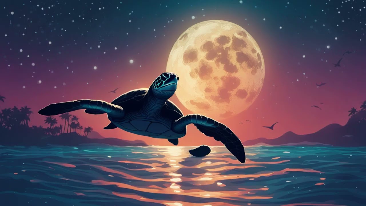 The Sleepy Sea Turtle | Bedtime Story for Kids | Calming Ocean Adventure for Better Sleep