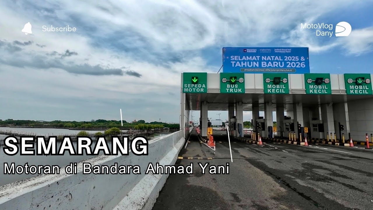 JALUR BANDARA SEMARANG! Motor Vlog Menuju Bandara Ahmad Yani 🏍️