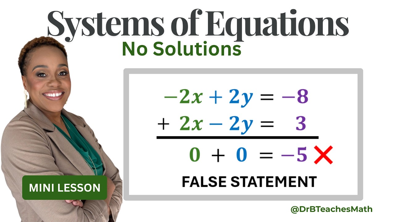 Inconsistent Systems of Equations Explained (No Solution)