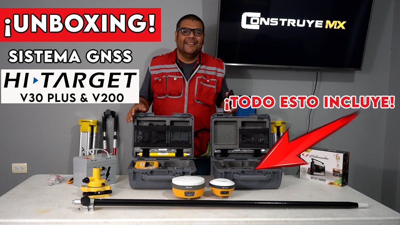 UNBOXING GPS TOPOGRAFICO HI TARGET