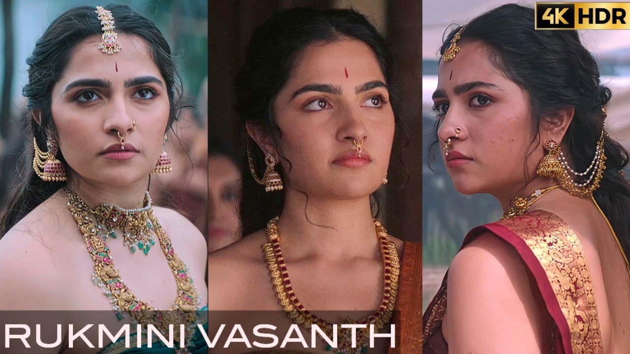 Rukmini Vasanth Vertical Video Edit | Kantara Chapter 1 Movie Review  #rukmini #rukminivasanth 