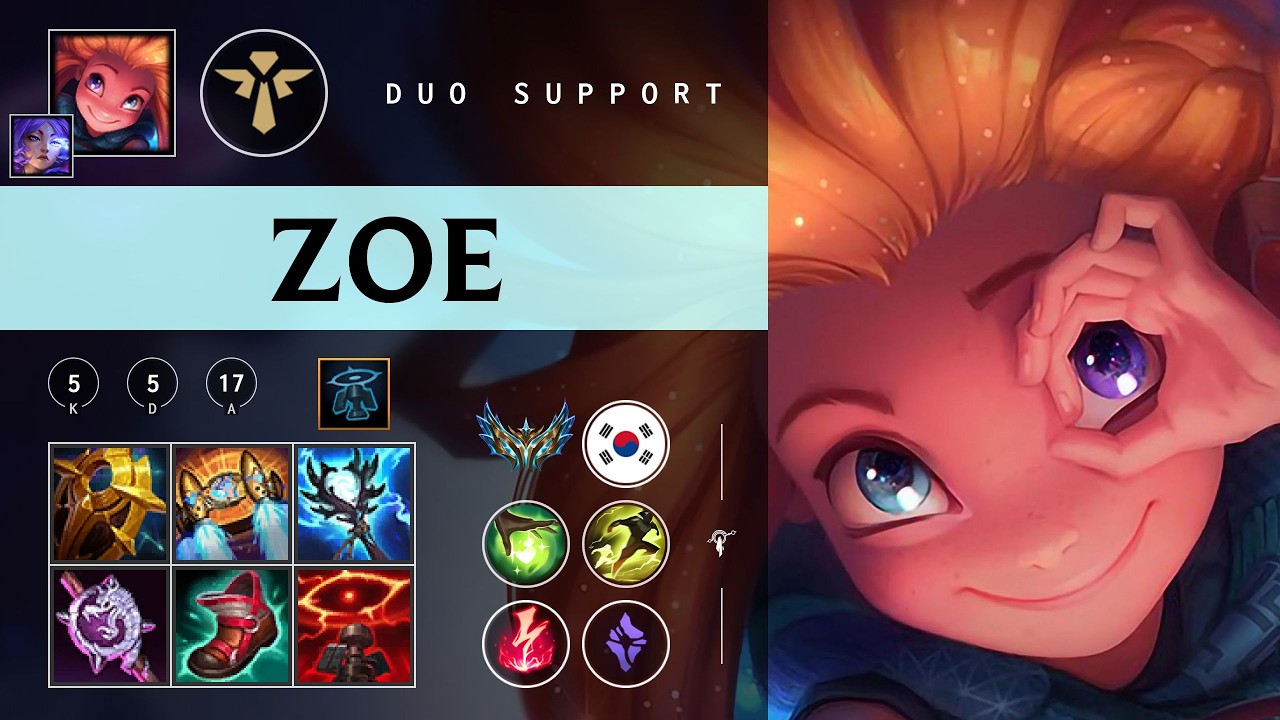 Zoe Support vs Thresh - KR Challenger Patch 26.05