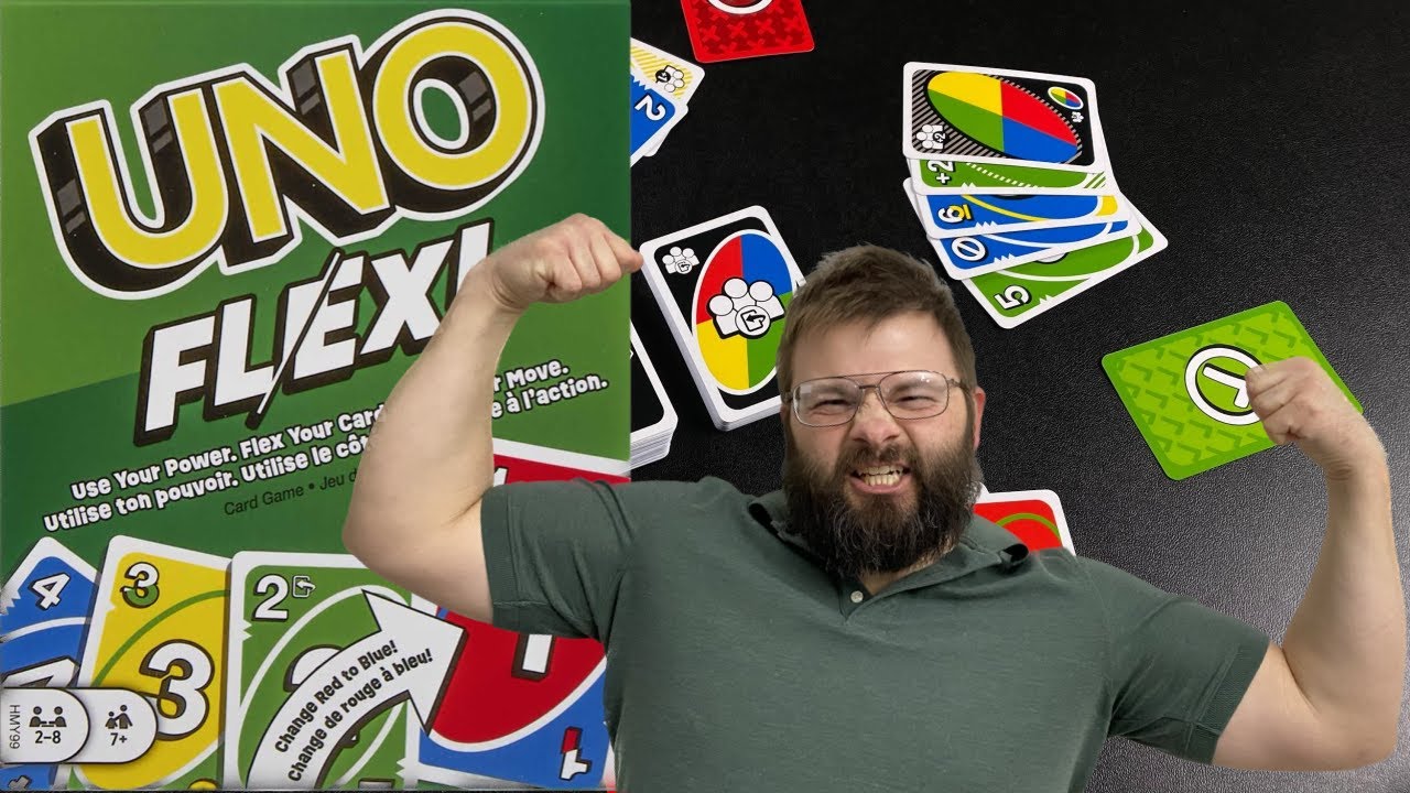 UNO Flex | cards with multiple colors and powers | can you handle the flex?