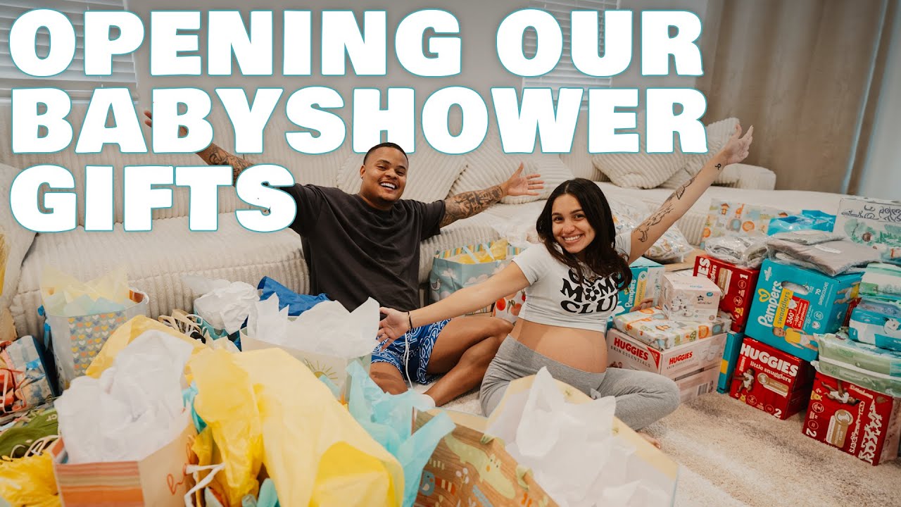OPENING GIFTS FROM OUR BABY SHOWER! *WE LOVE THEM!*