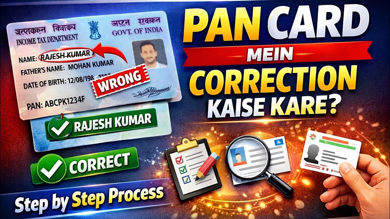 PAN Card Correction Online 2026 | How To Do PAN Card Correction | NSDL