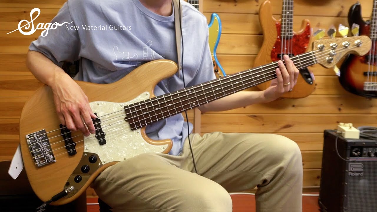 【Bass】Sago Classic Style J5｜樫ネック【Sound】