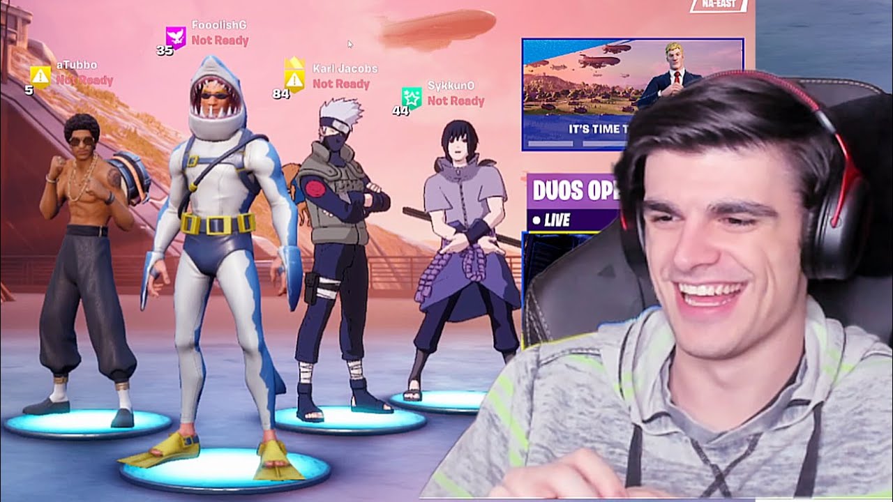FORTNITE TOURNEY (Foolish, Karl, Sykkuno, Tubbo)