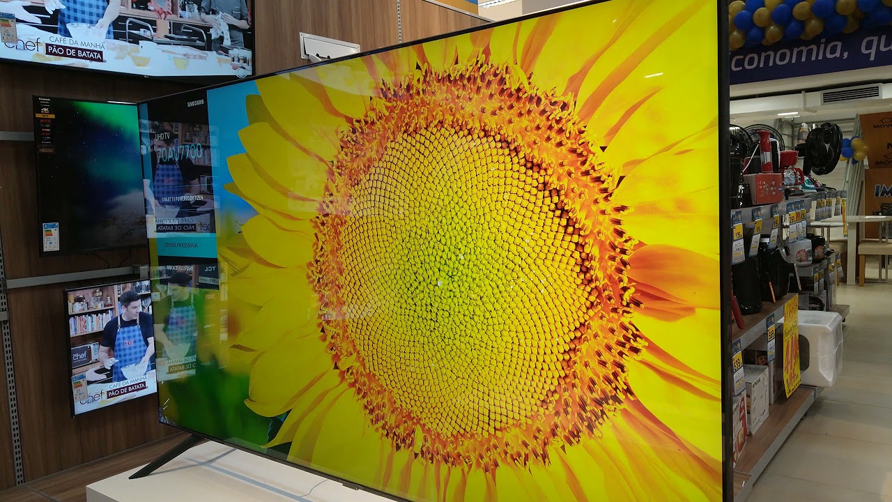 Tv gigante da Samsung de 70 polegadas