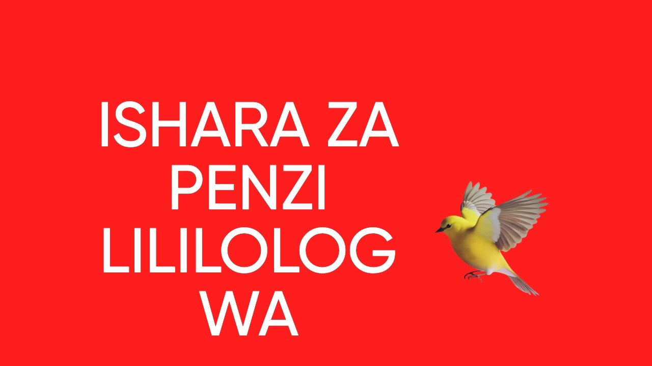 NDOA ILIOLOGWAOGWA LAZIMA ITOE ISHARA HIZI